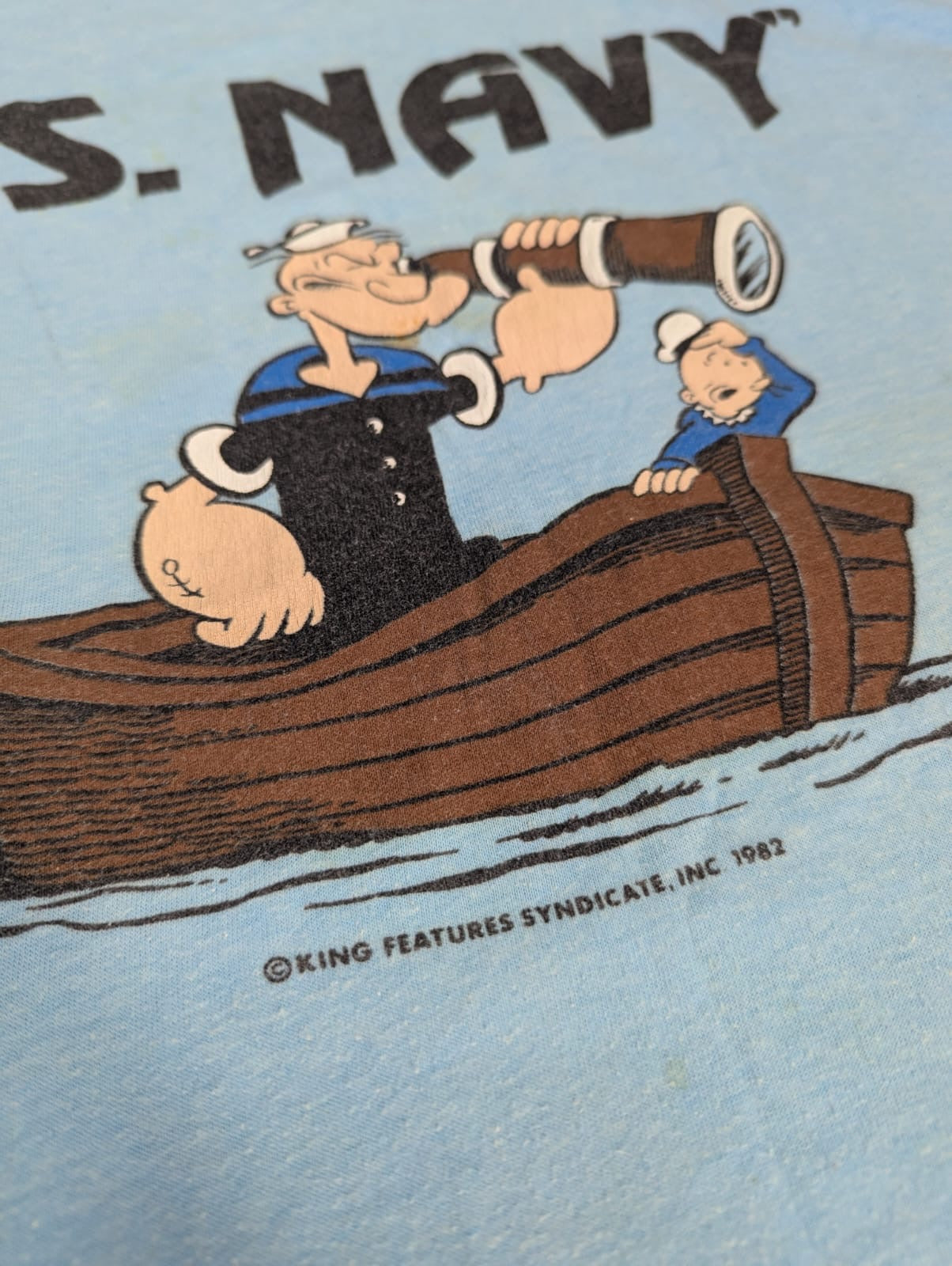 1982 U.S. Navy Popeye T-Shirt