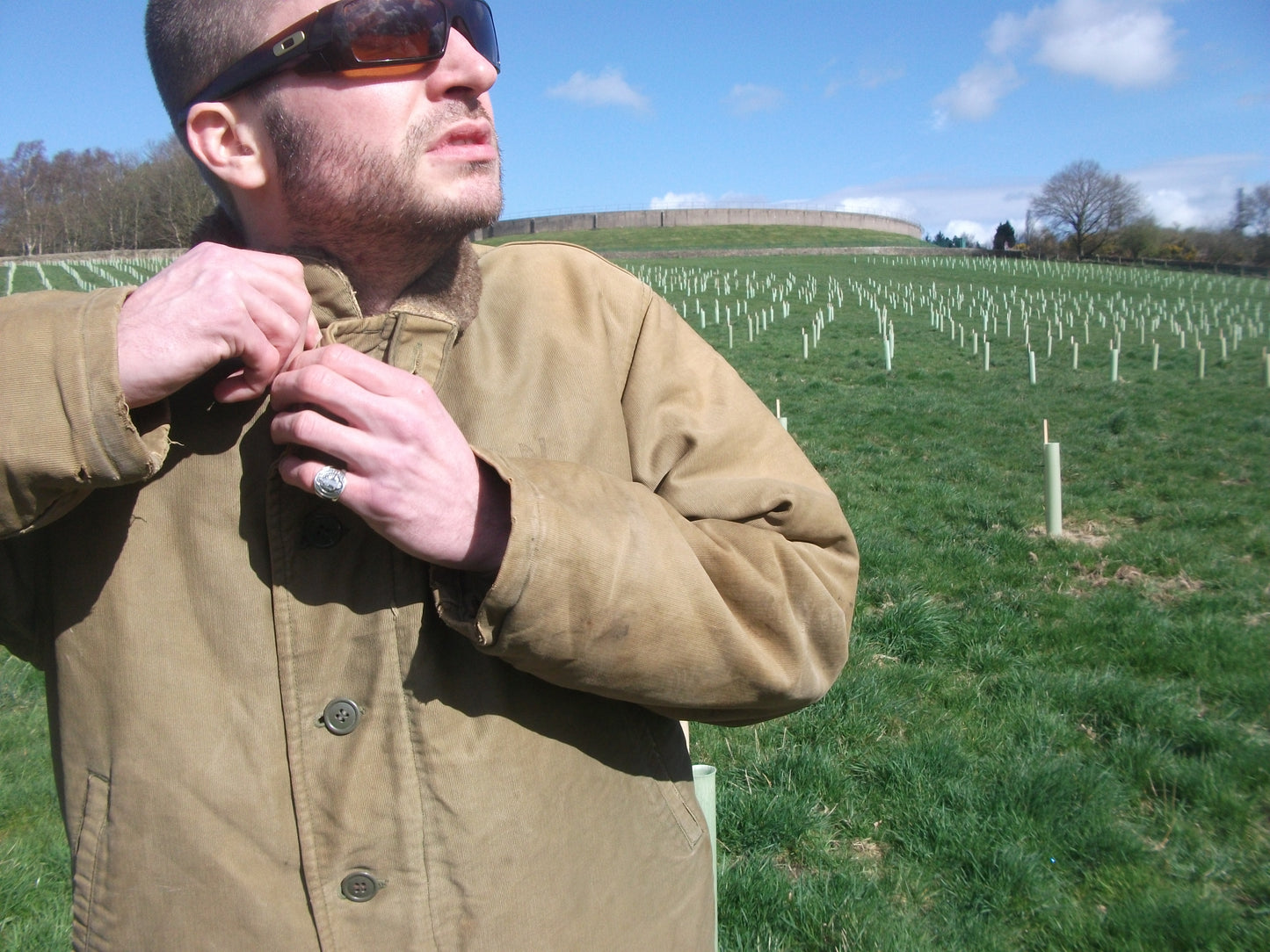 USN N1 stencil deck jacket WW2 circa 1940s