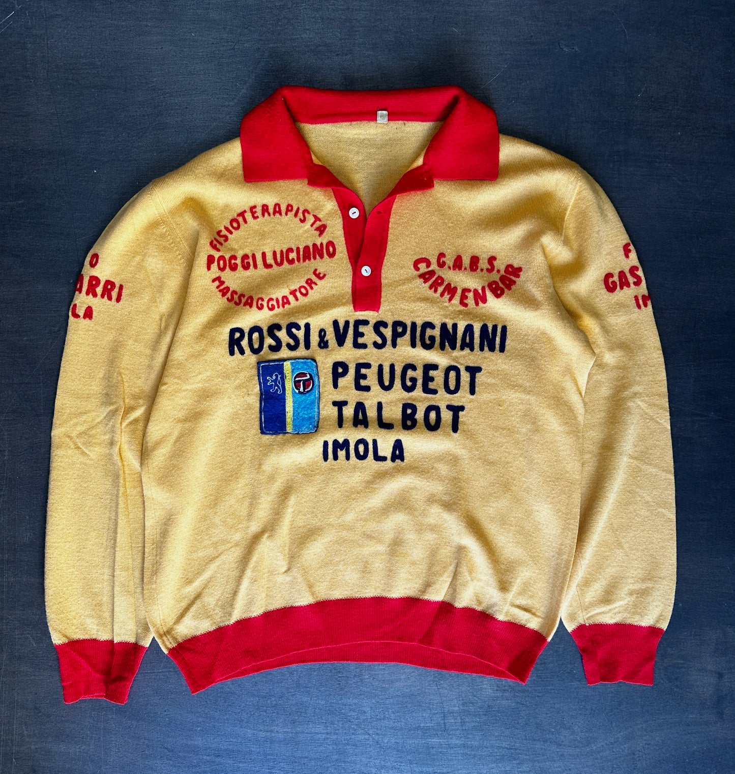 Cycling wool longsleeve polo shirt Torre Del Greco, Campania