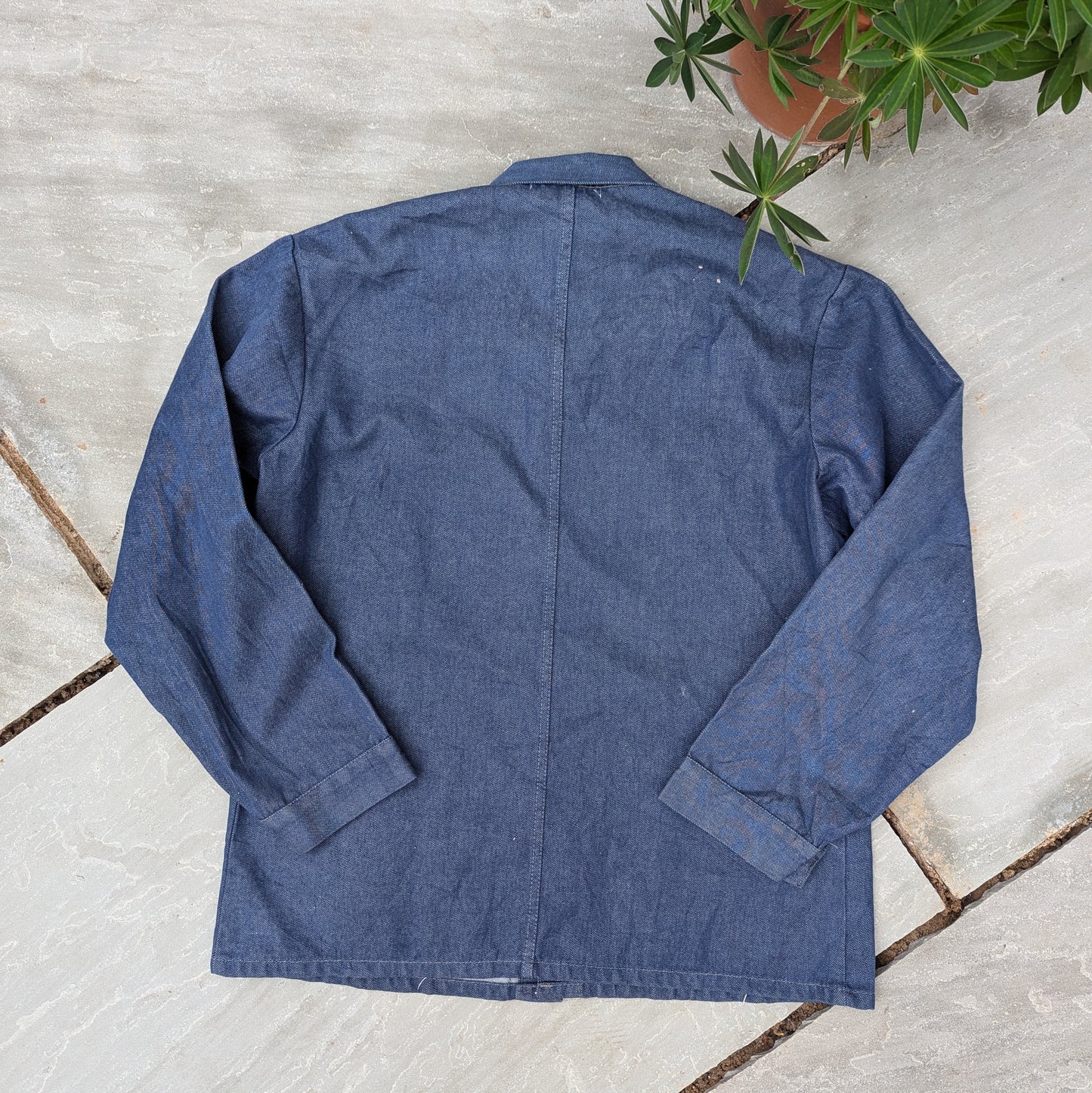 French denim chore jacket - Barbe bleue