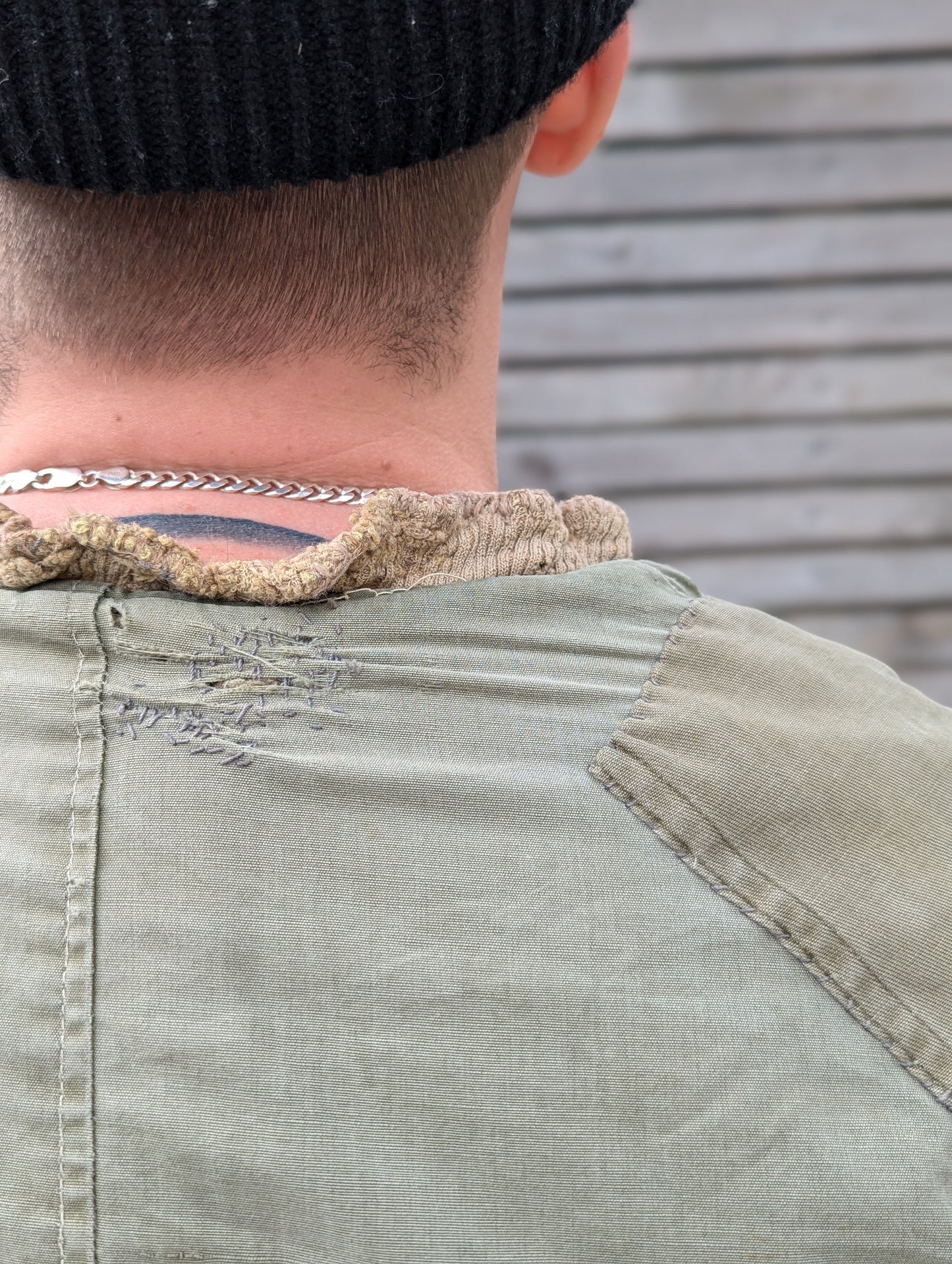 Military patchwork jacket circa 1950s