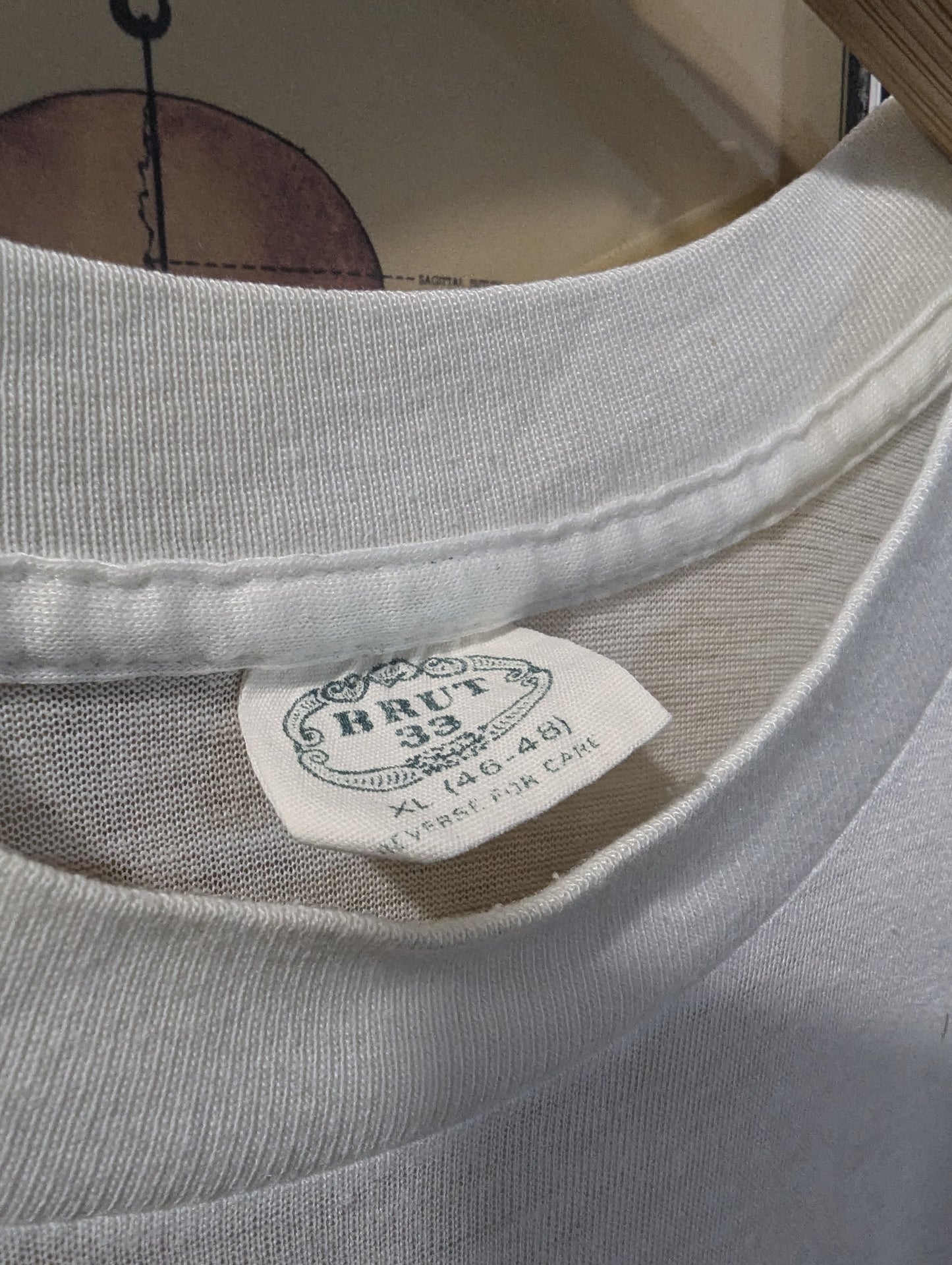 Civilian stencil t shirt - 1970s