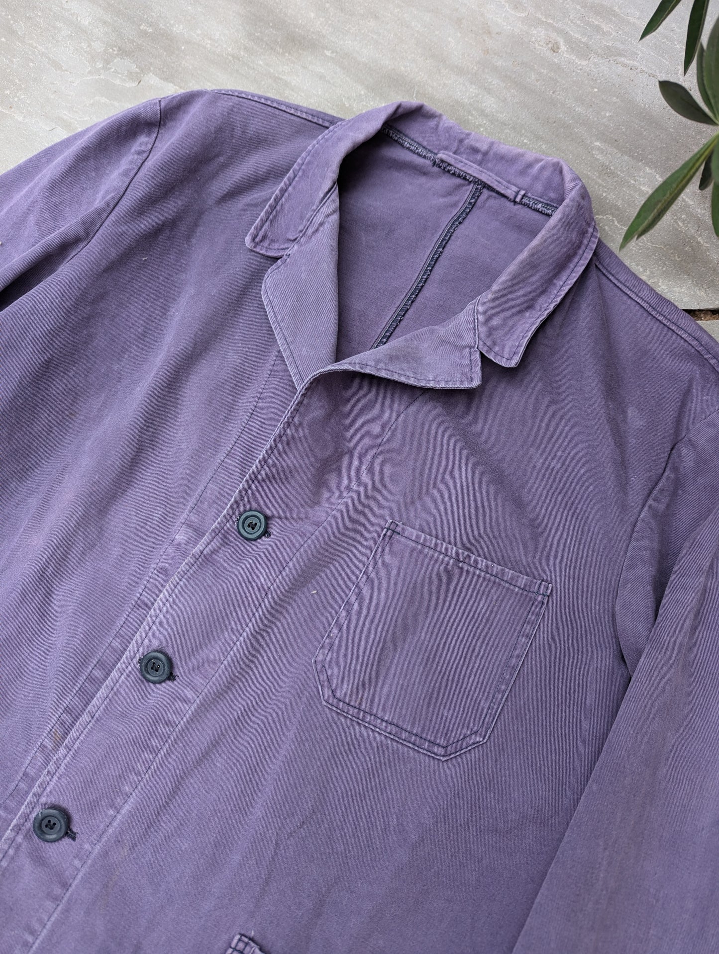 French workwear jacket purple