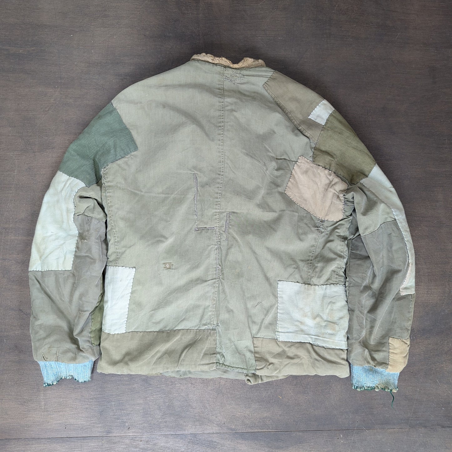 Military patchwork jacket circa 1950s