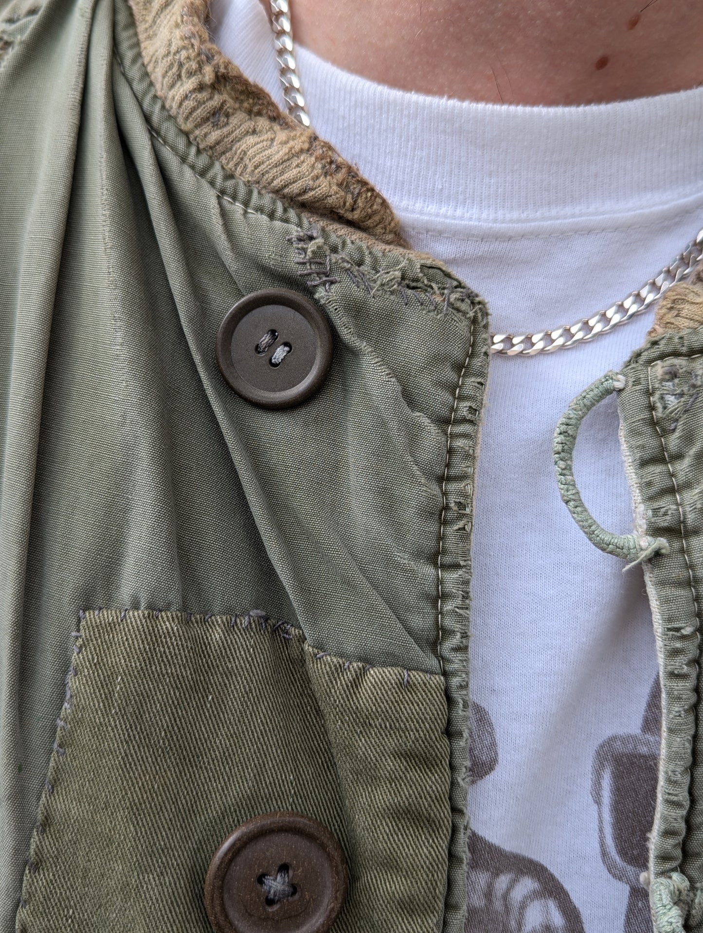 Military patchwork jacket circa 1950s