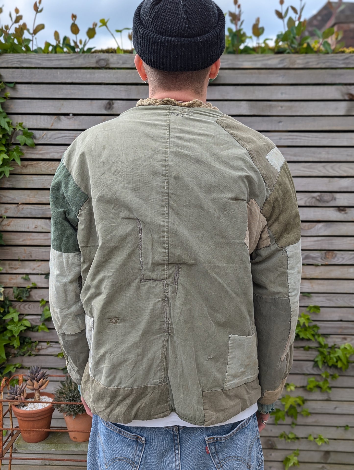 Military patchwork jacket circa 1950s