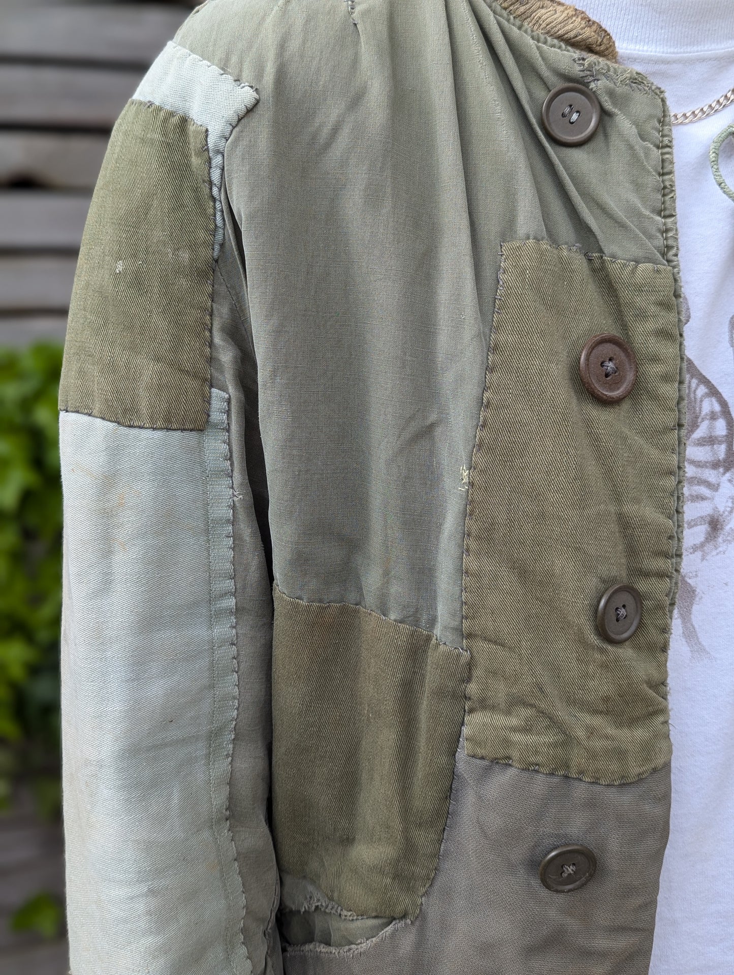 Military patchwork jacket circa 1950s