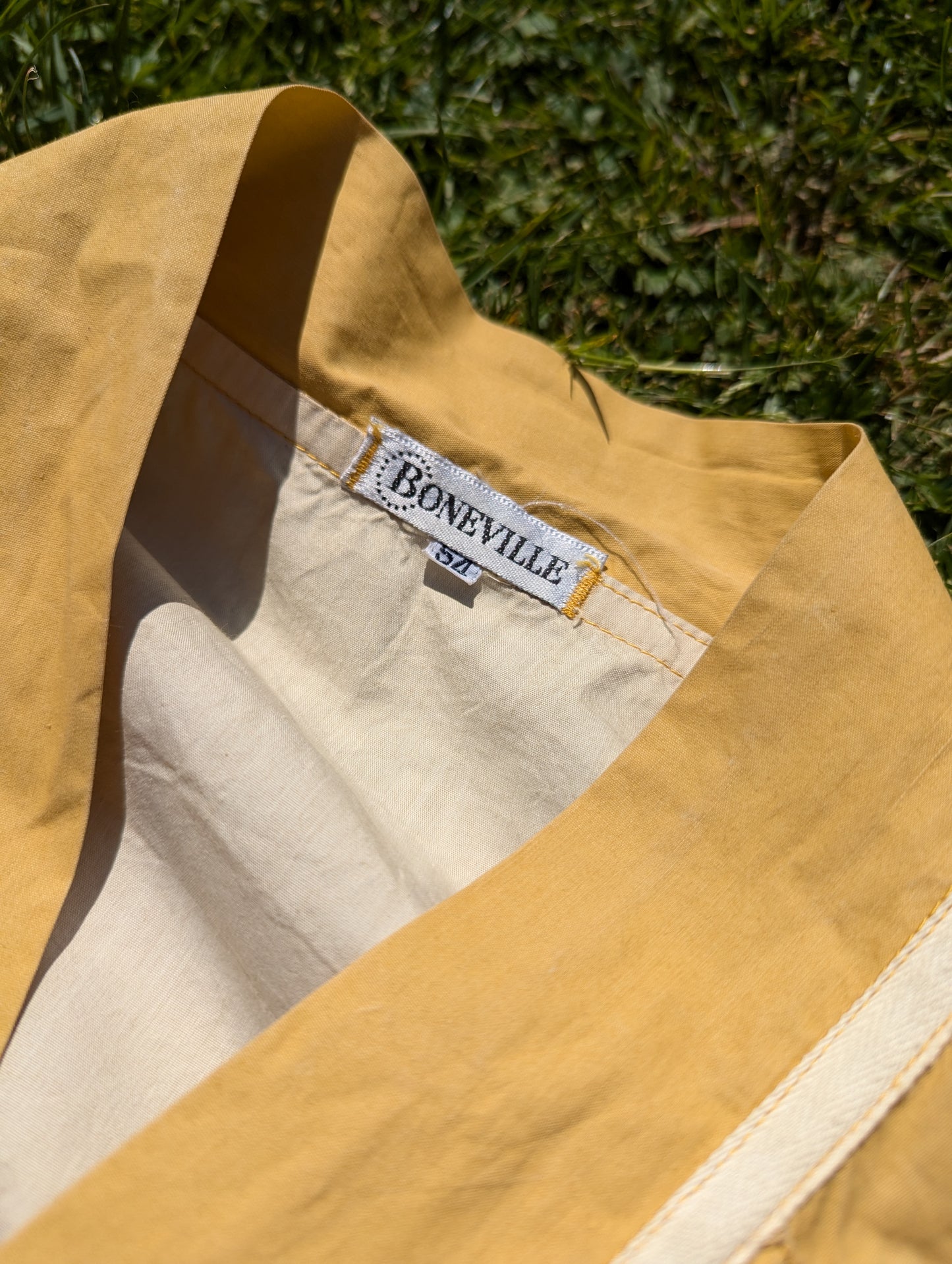 Boneville by Massimo osti - cotton windproof cardigan 1980s