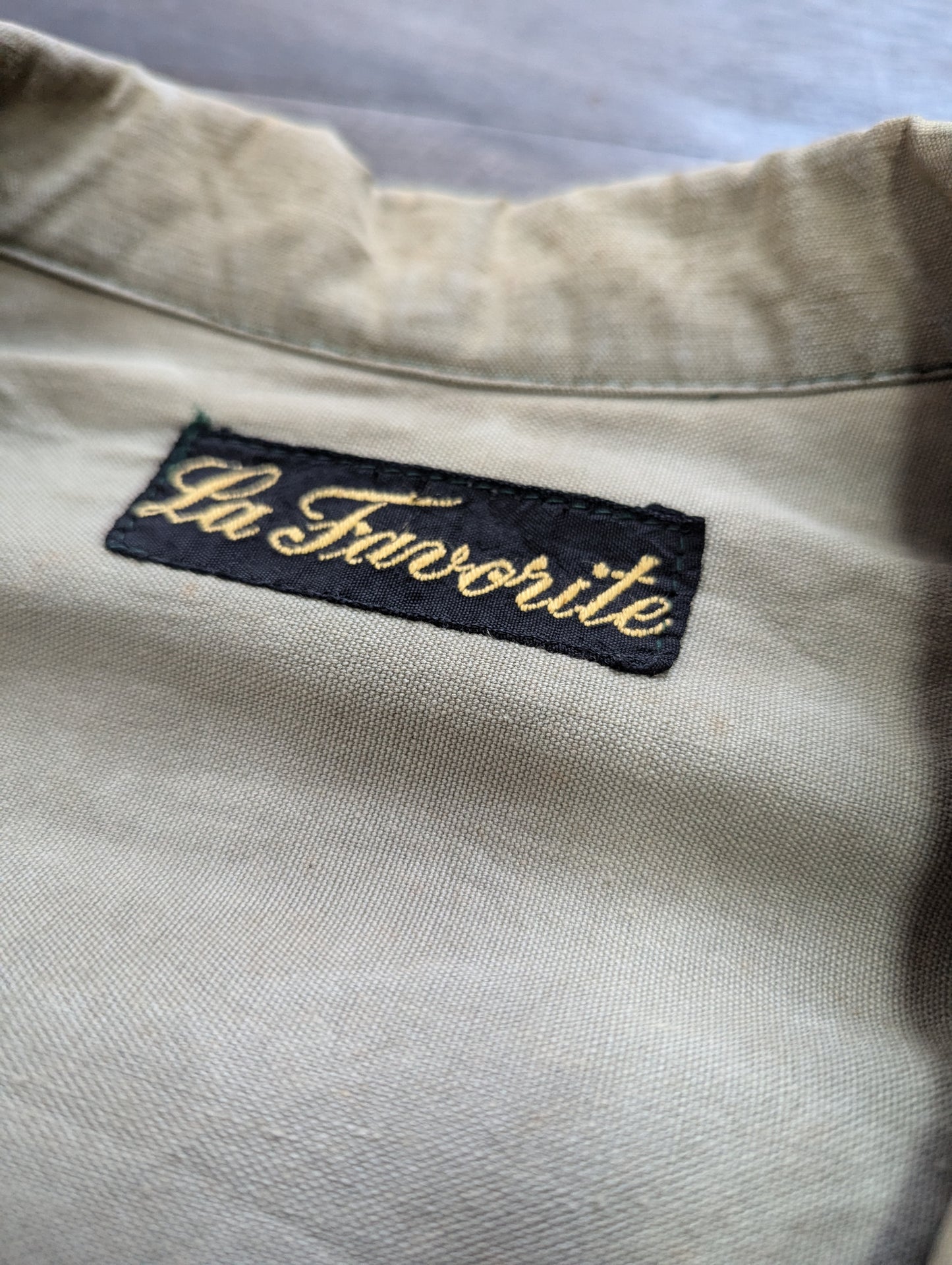 French hunting jacket by 'La Favorite' 1950s