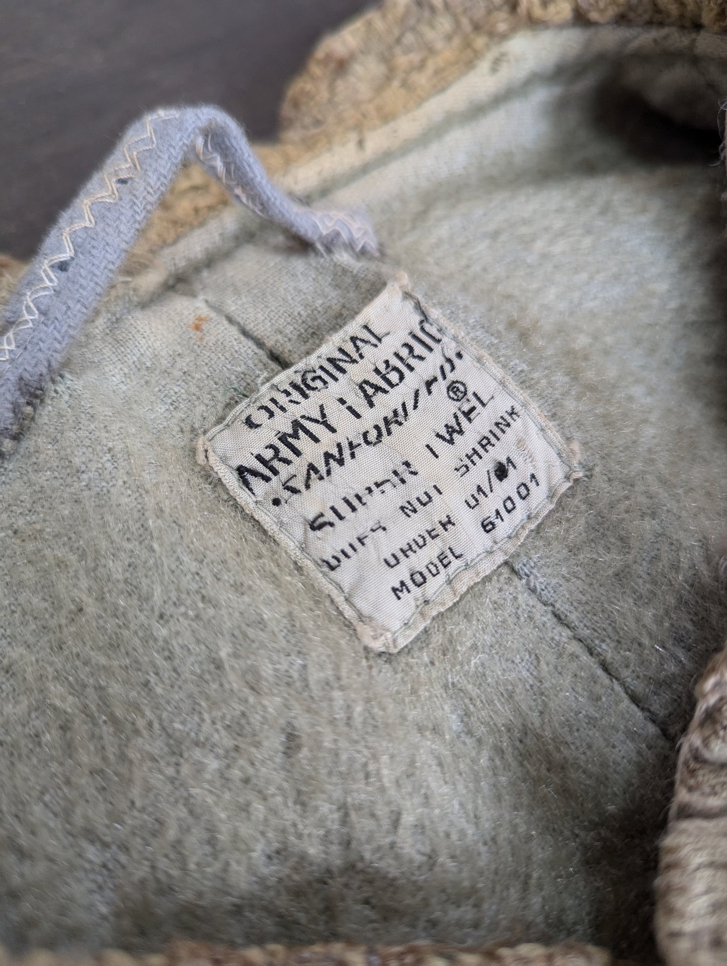 Military patchwork jacket circa 1950s