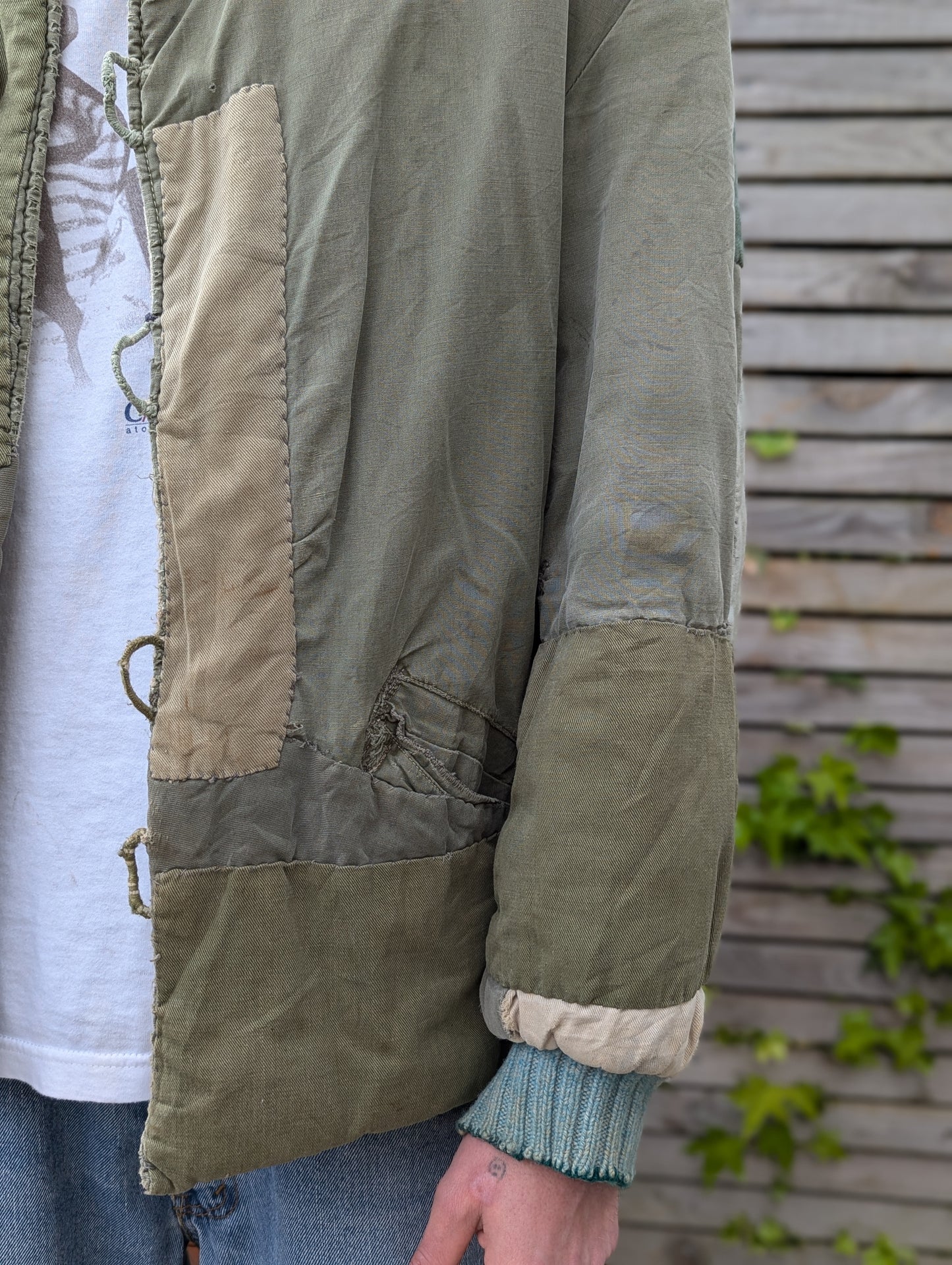 Military patchwork jacket circa 1950s