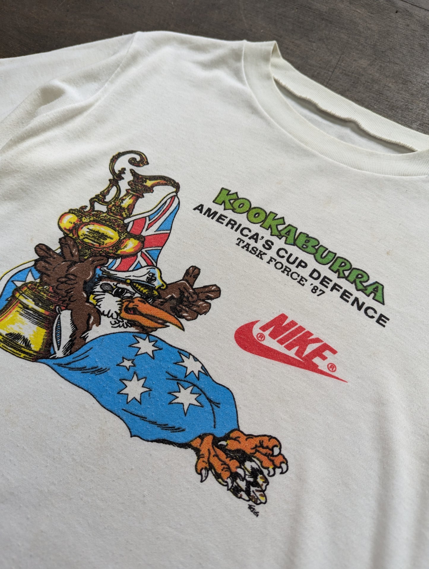 Nike kookaburra "Task force 1987" t shirt