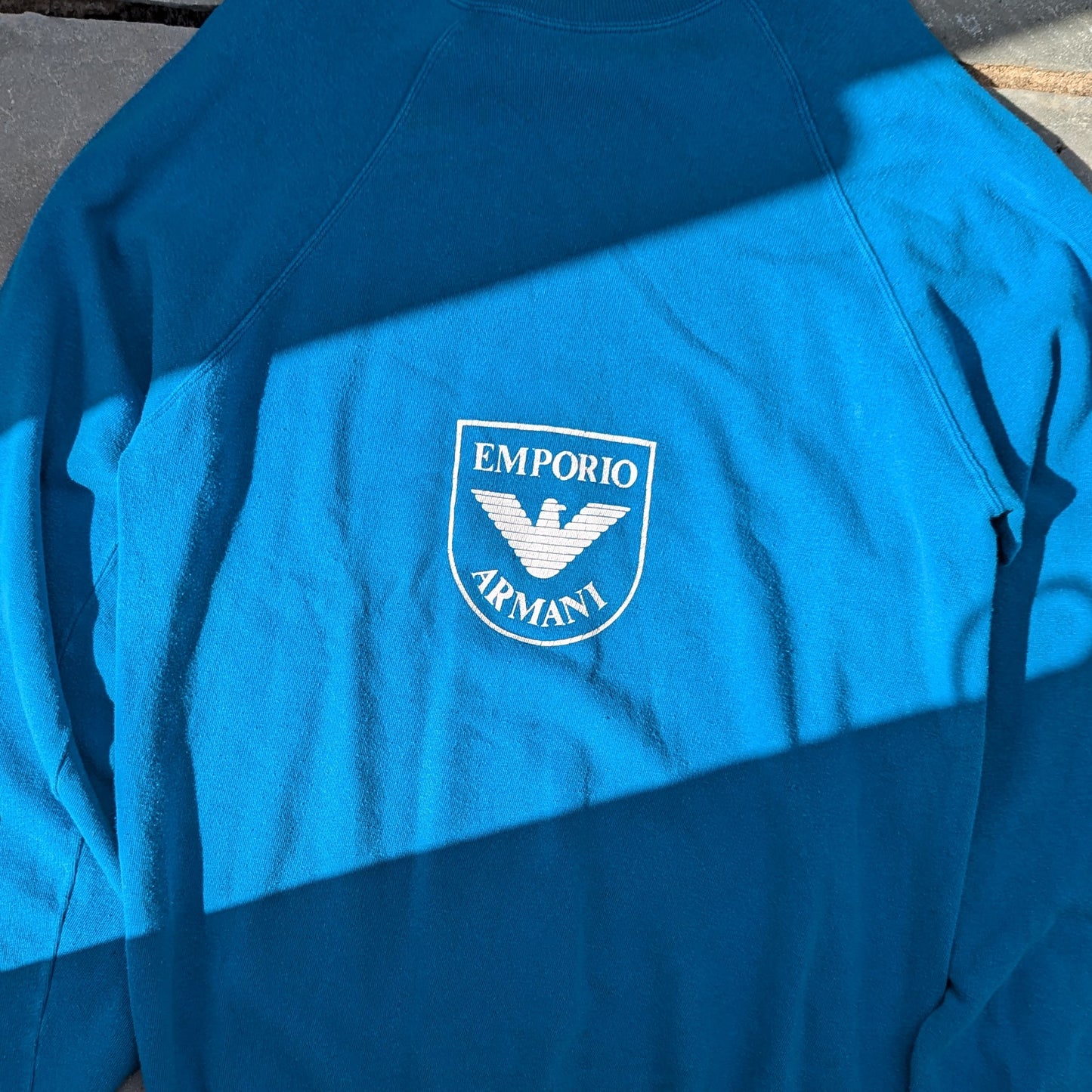 Armani sweatshirt 1980s