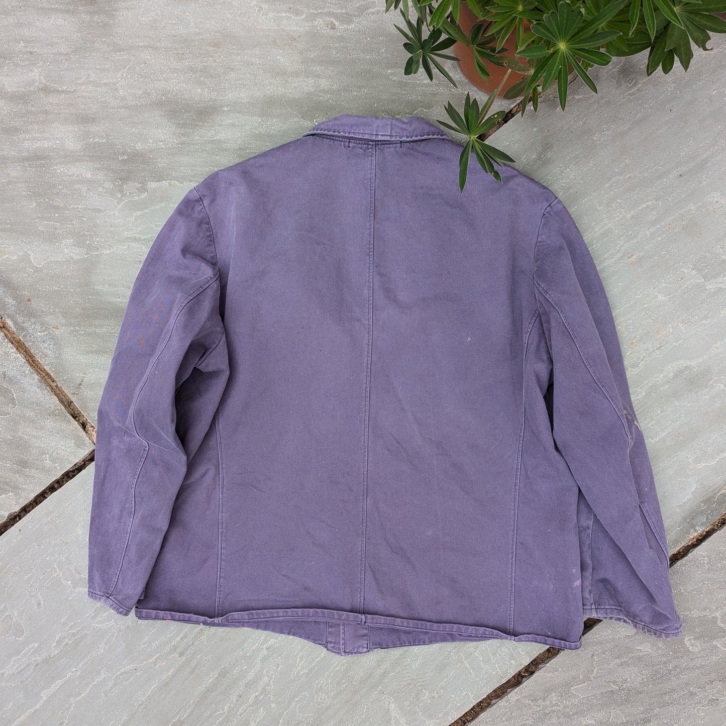 French workwear jacket purple