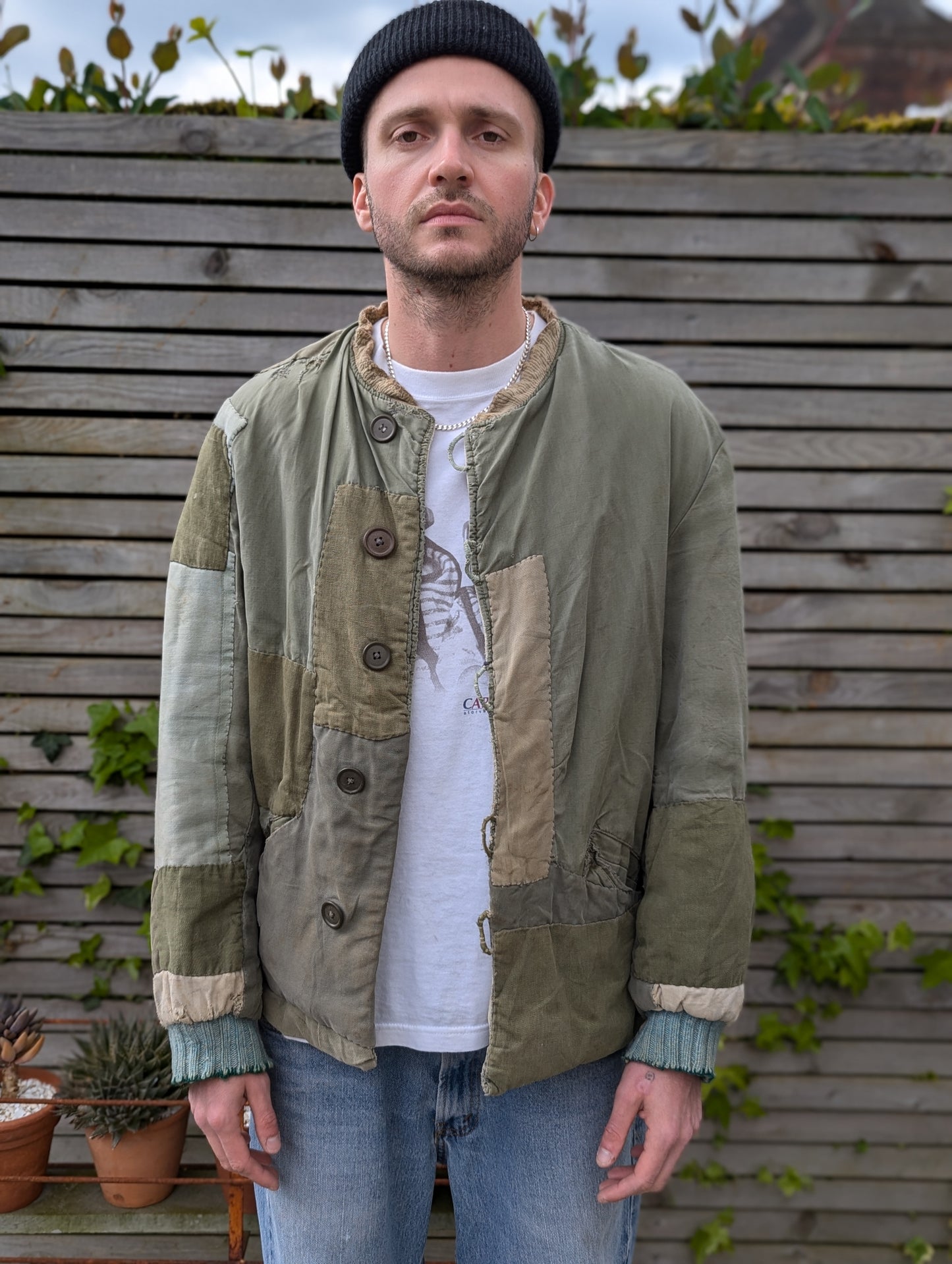 Military patchwork jacket circa 1950s