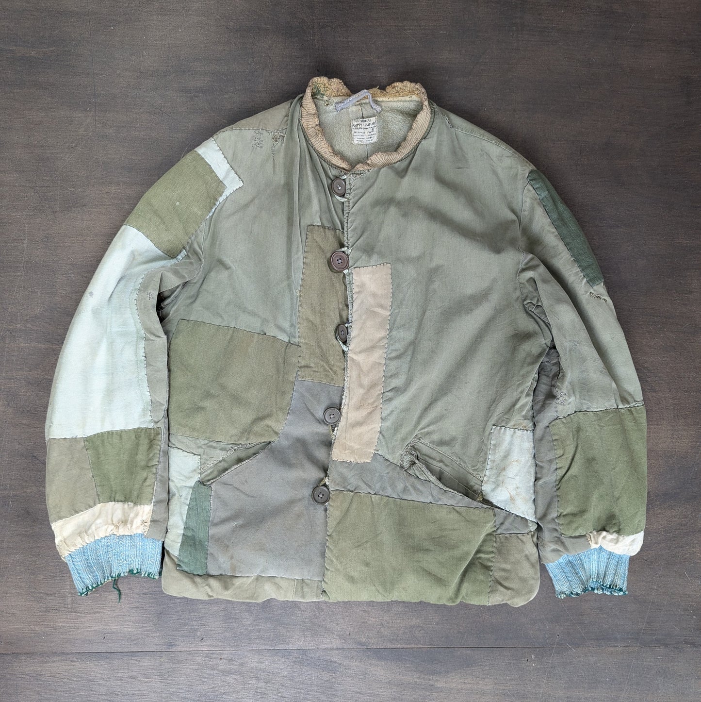 Military patchwork jacket circa 1950s