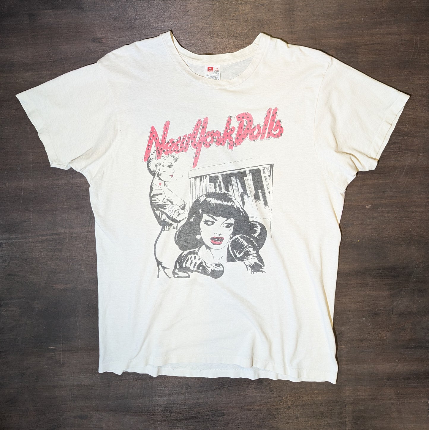 New York dolls t shirt 1980s