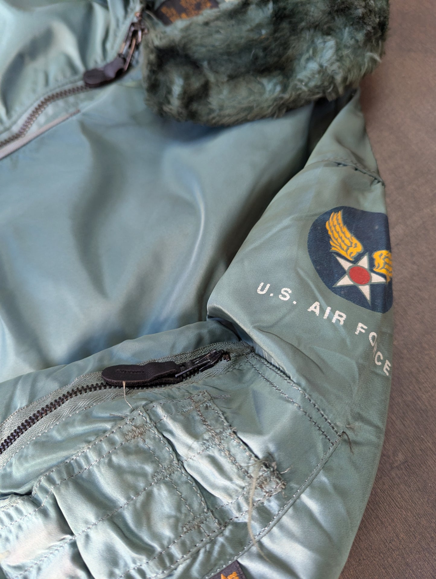Alpha Industries U.S Air force B-15 Flight Jacket 1970s