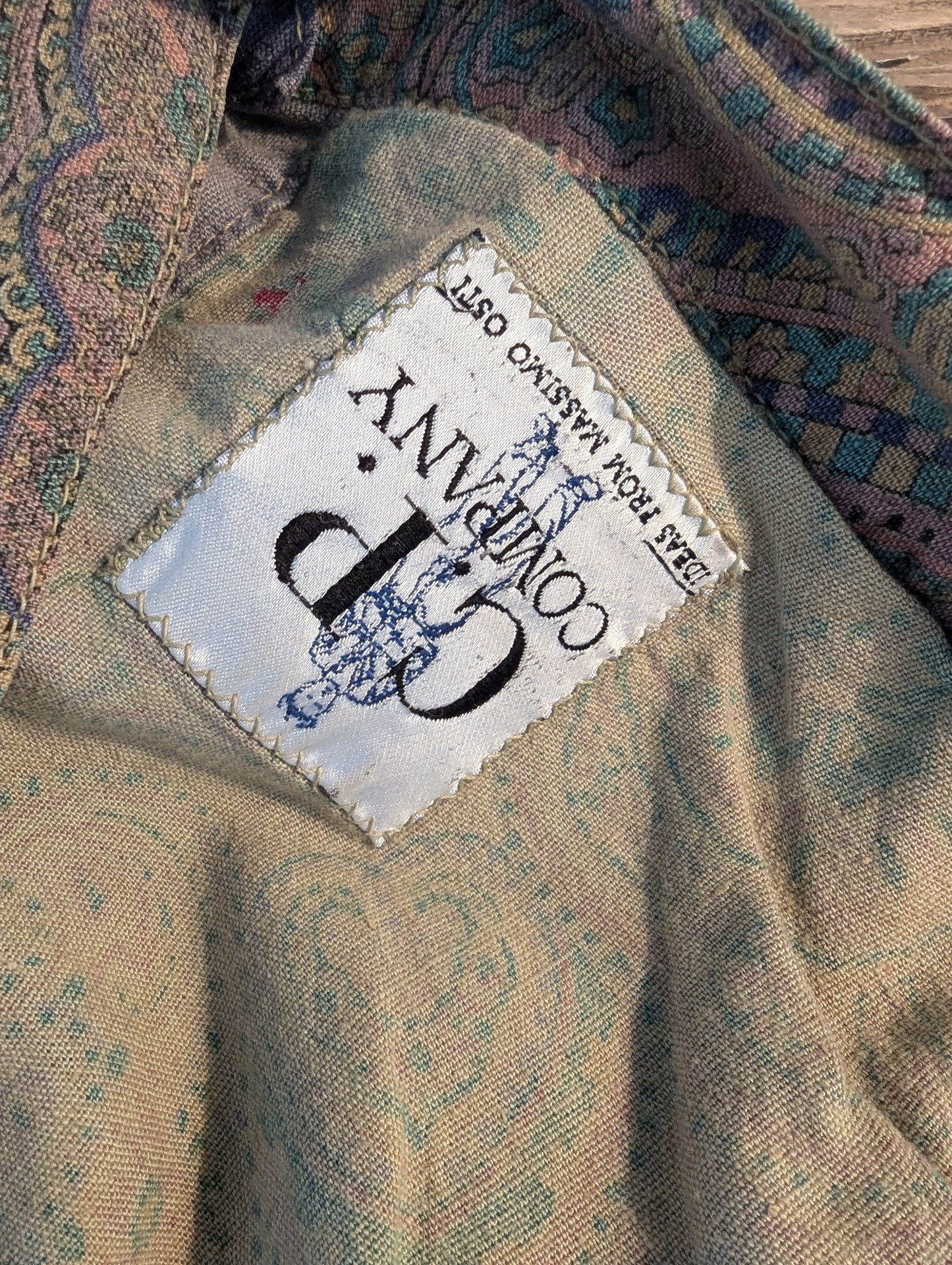 CP company 1980s paisley jacket