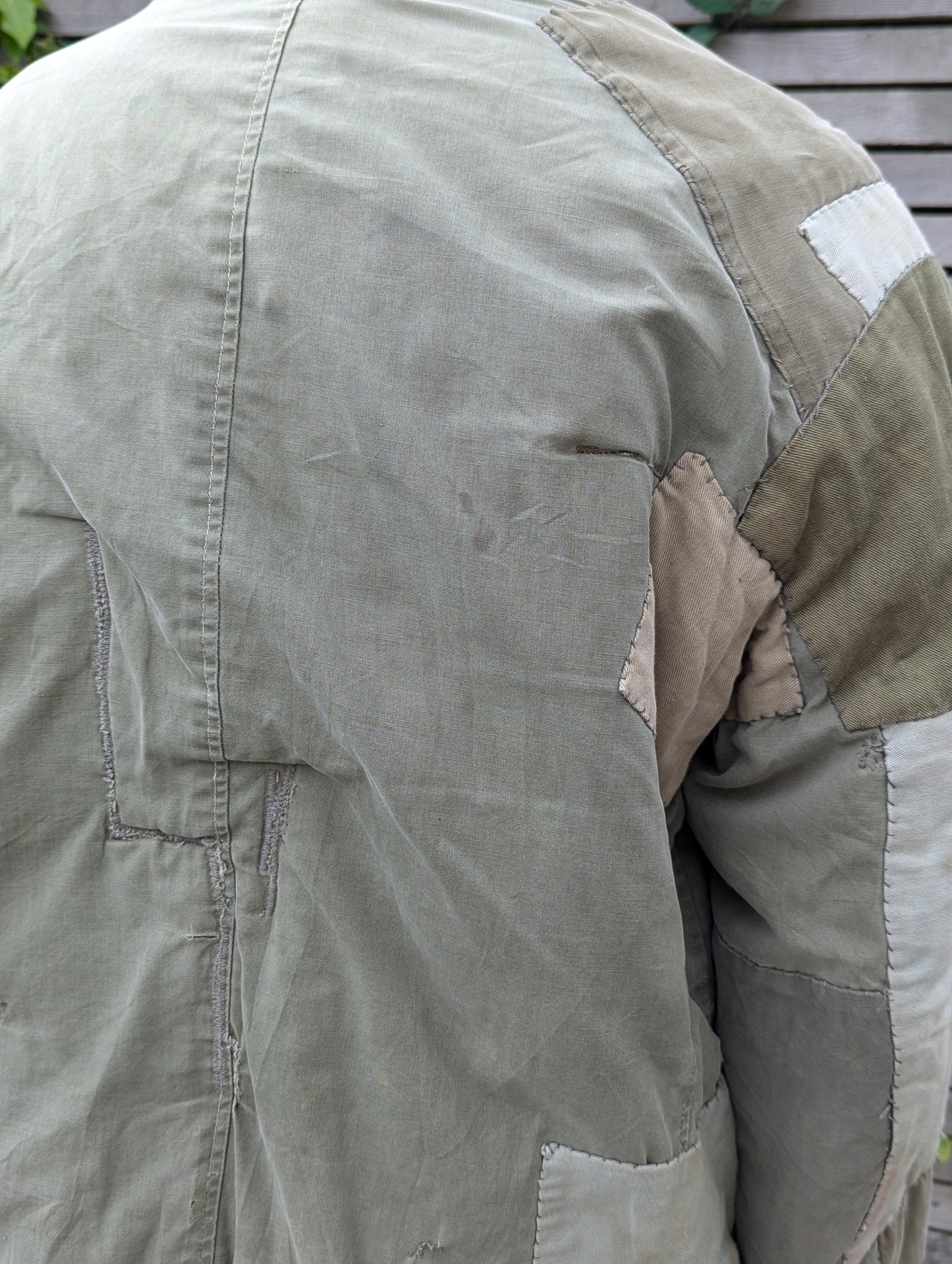 Military patchwork jacket circa 1950s