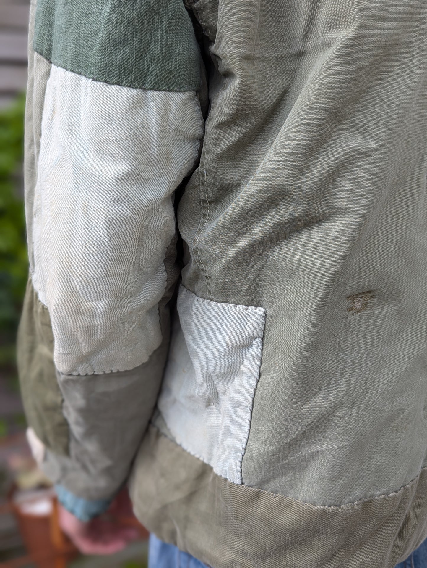 Military patchwork jacket circa 1950s
