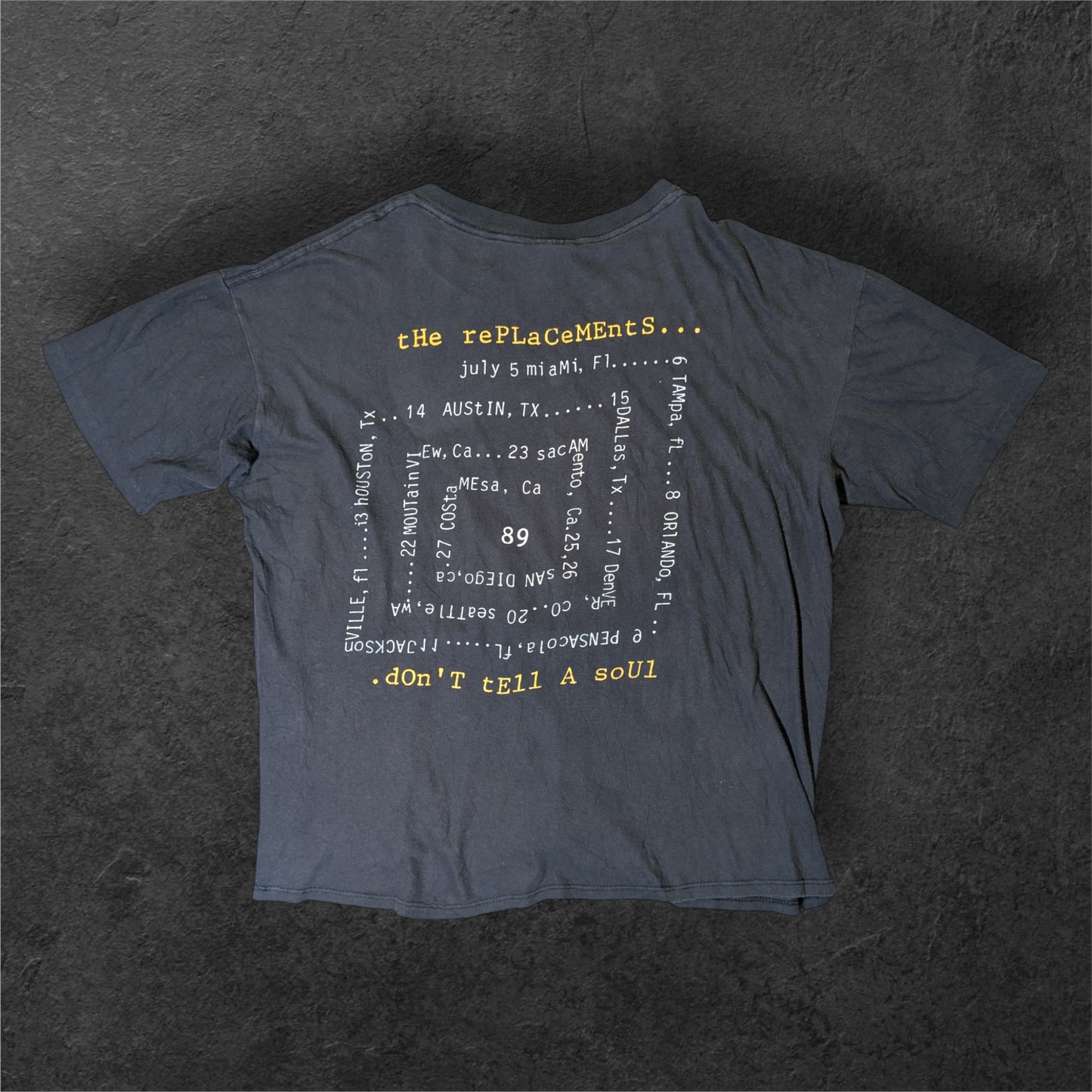 The replacements t shirt 1989 XL
