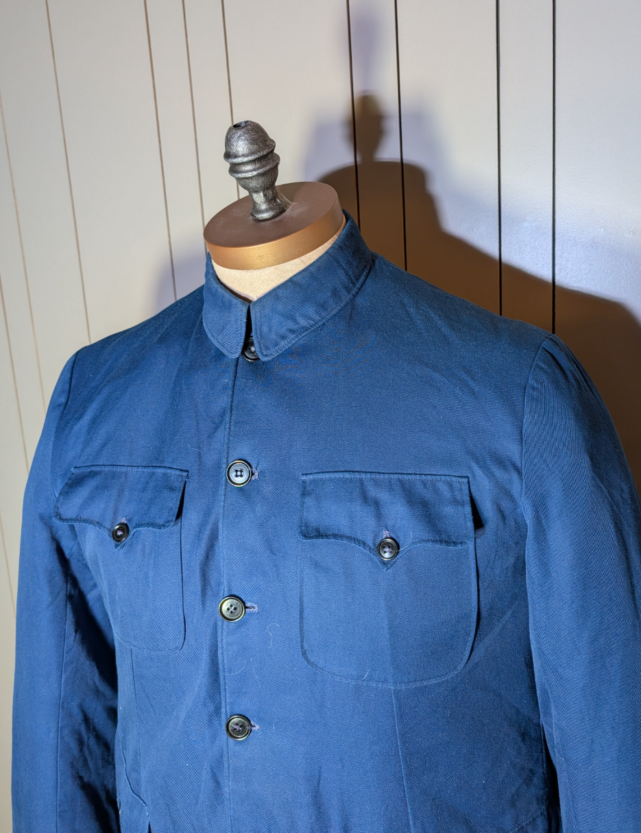 1960s lined Chinese work jacket - Large