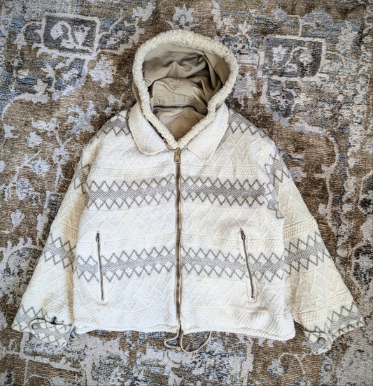 CP company 1984 reversible jacket fair isle