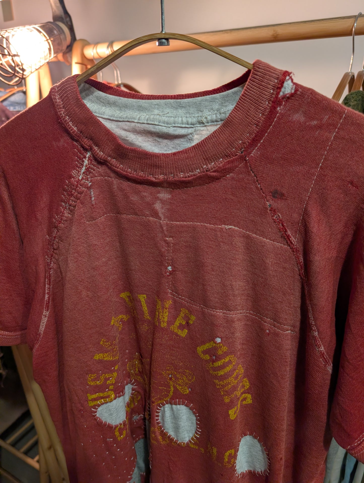 1950s US Marine corps repaired sweatshirt - Large