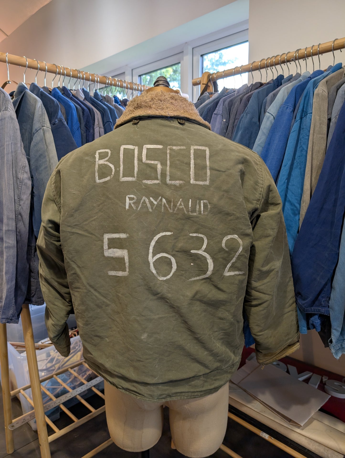 1960s French N1 deck jacket - Stenciled