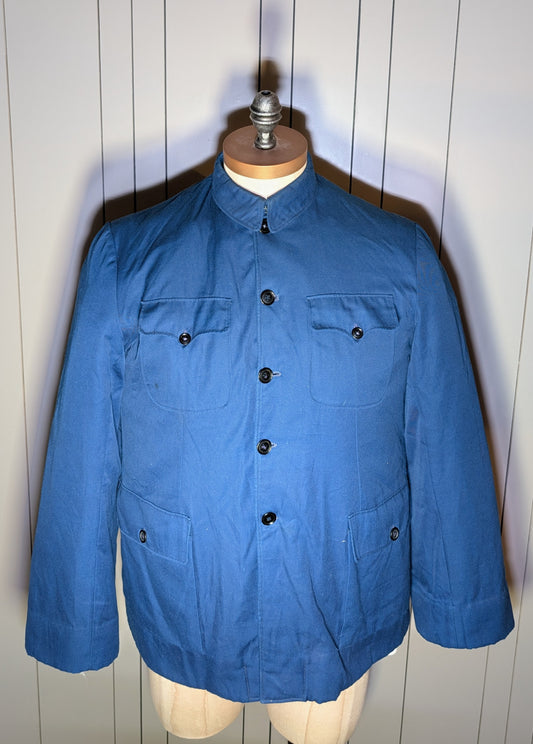 1960s lined Chinese work jacket - Large