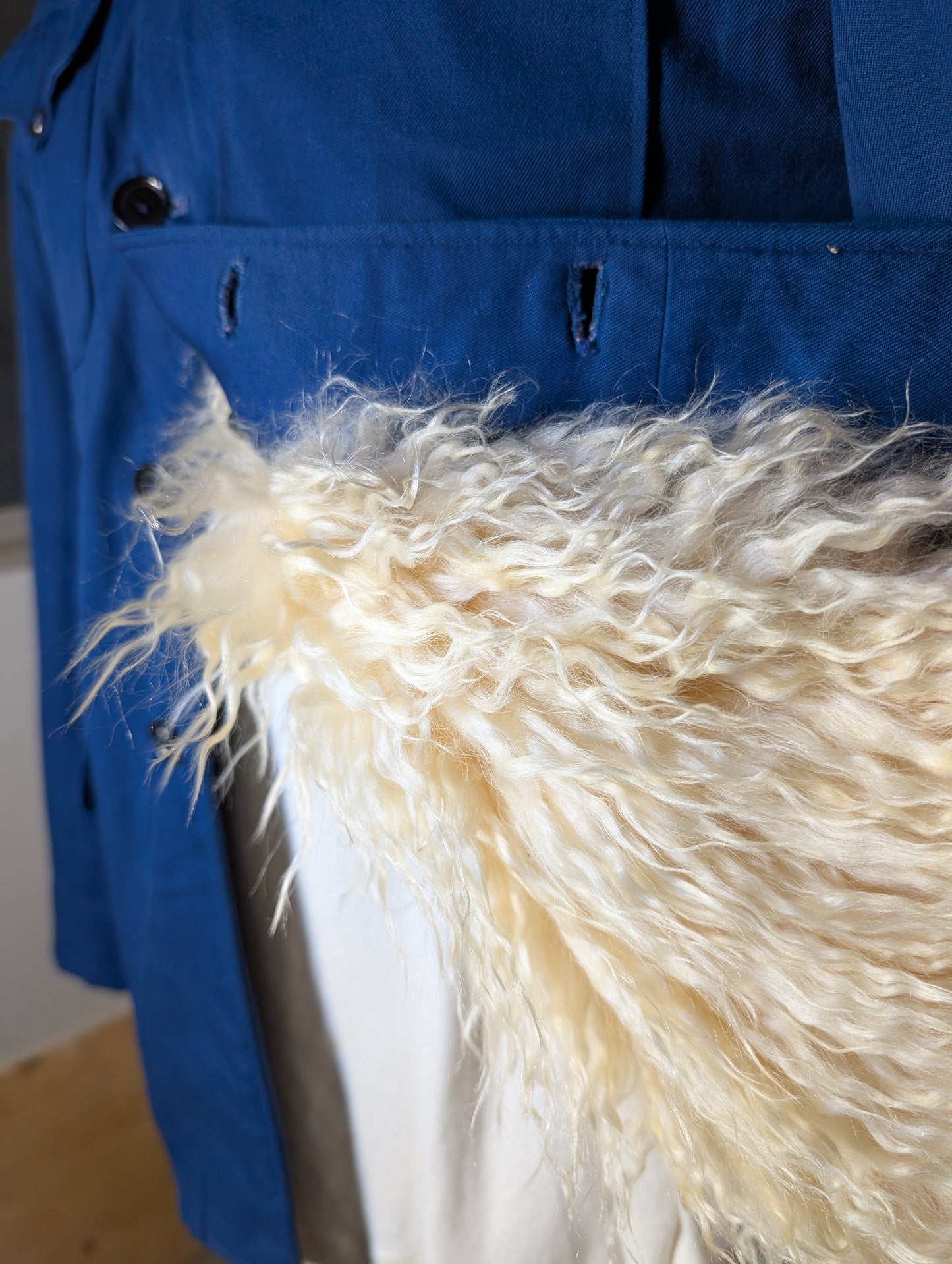 1960s lined Chinese work jacket - Large