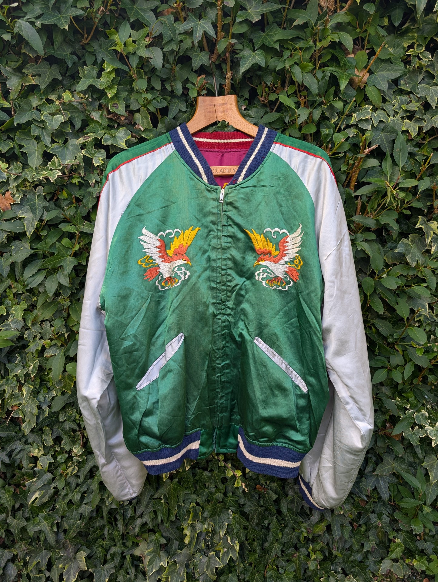 1950's Sukajan reversible souvenir jacket - Korea - XL