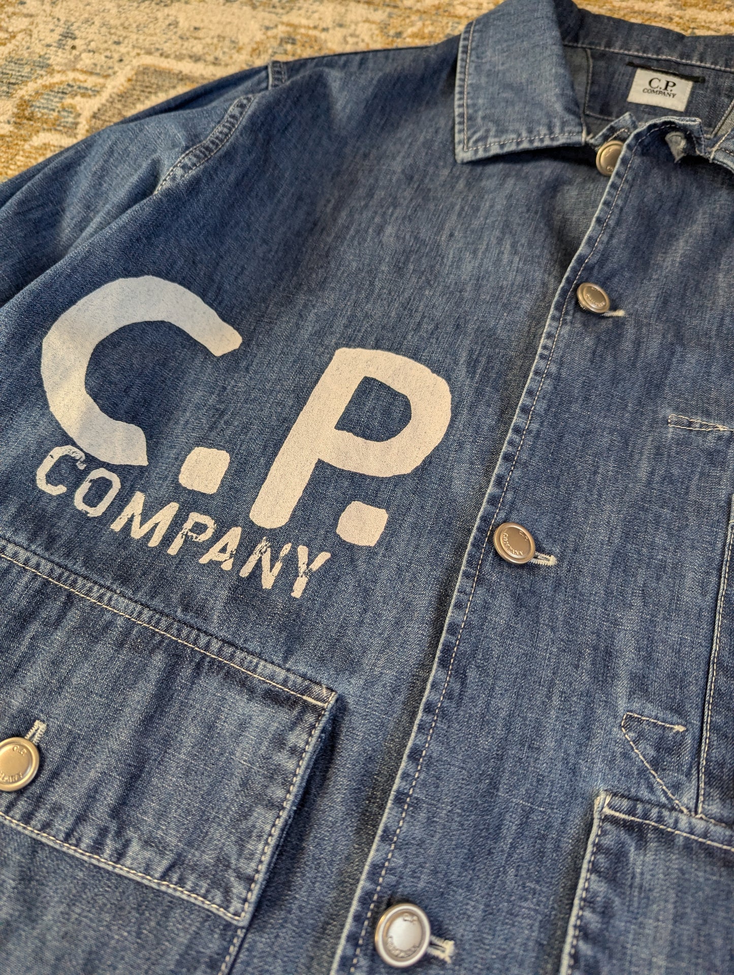 CP company chore jacket BLU