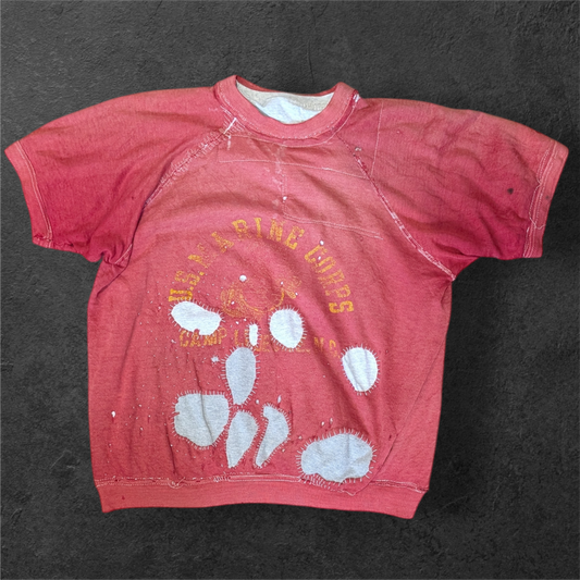 1950s US Marine corps repaired sweatshirt - Large