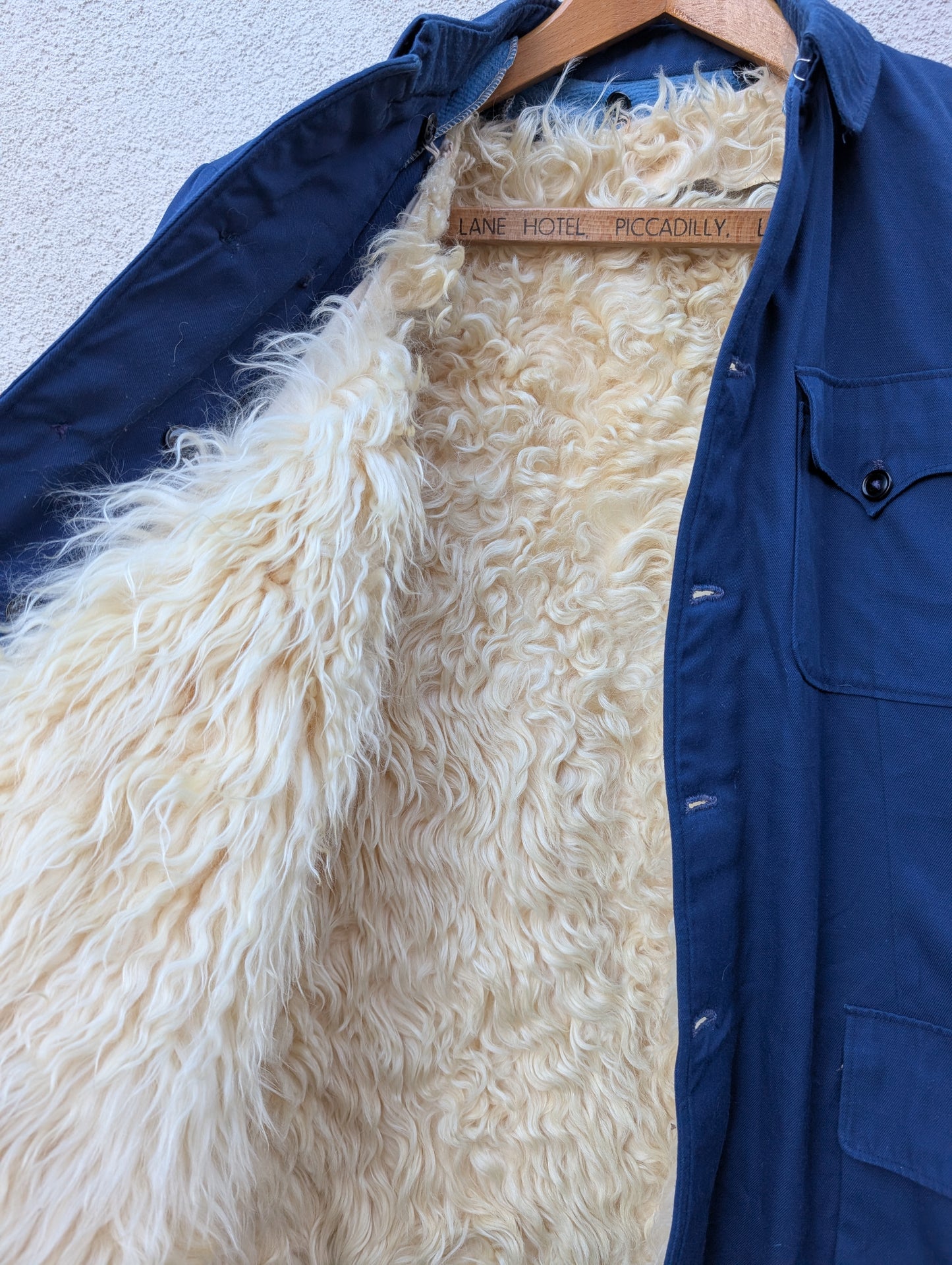 1960s lined Chinese work jacket - Large