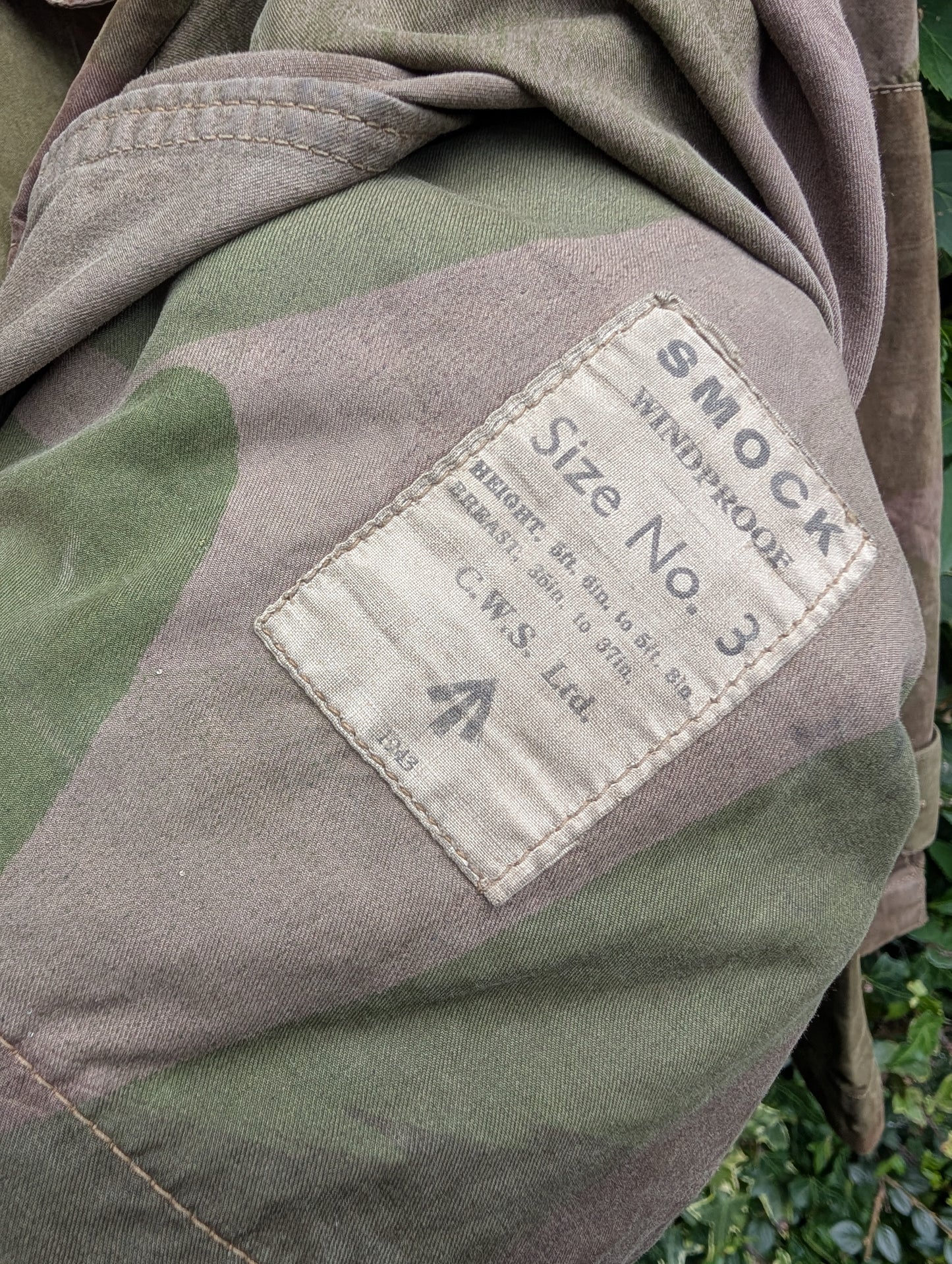 1943 dated denison smock jacket - XL