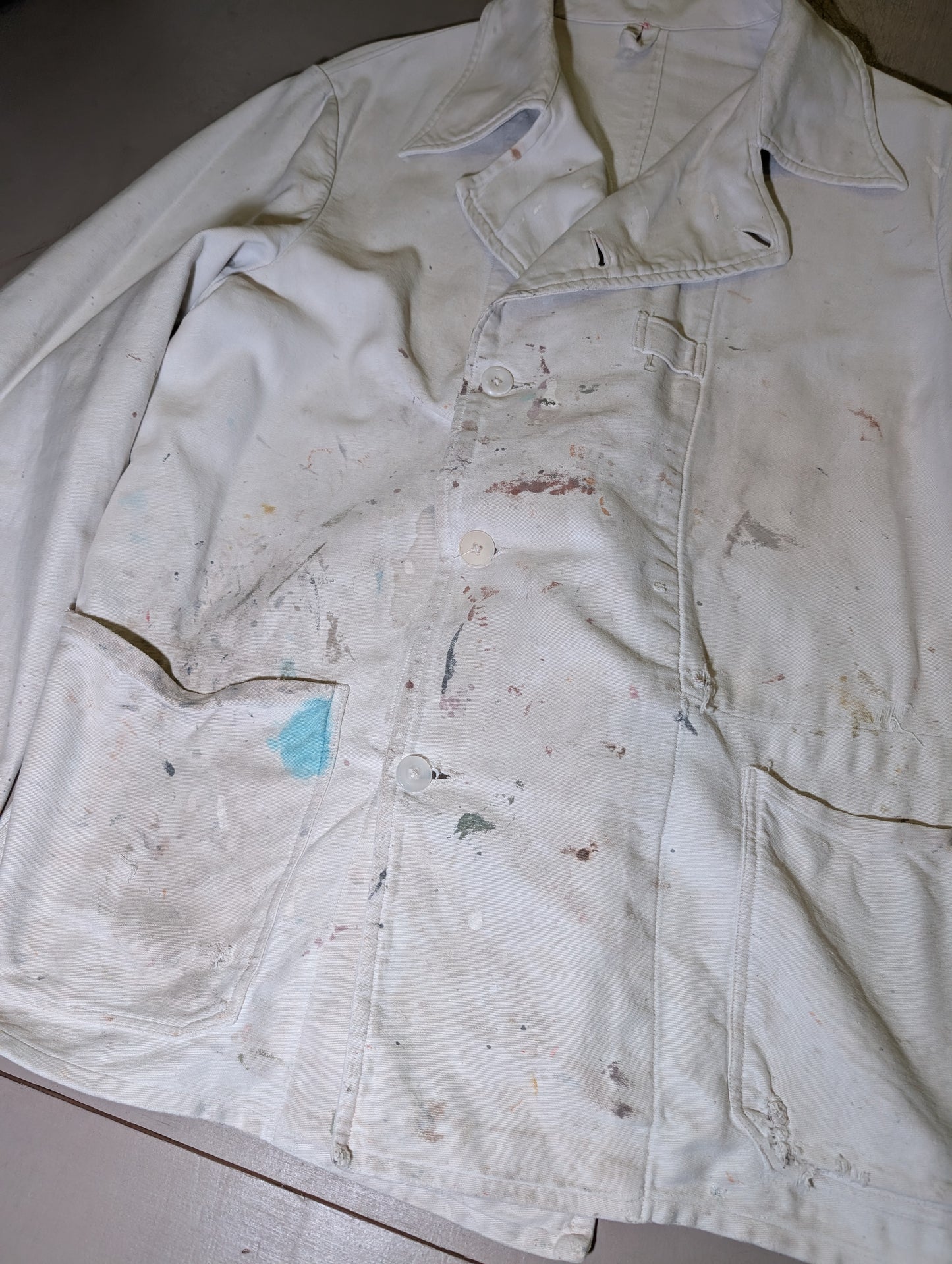 Moleskin painters jacket 1980s