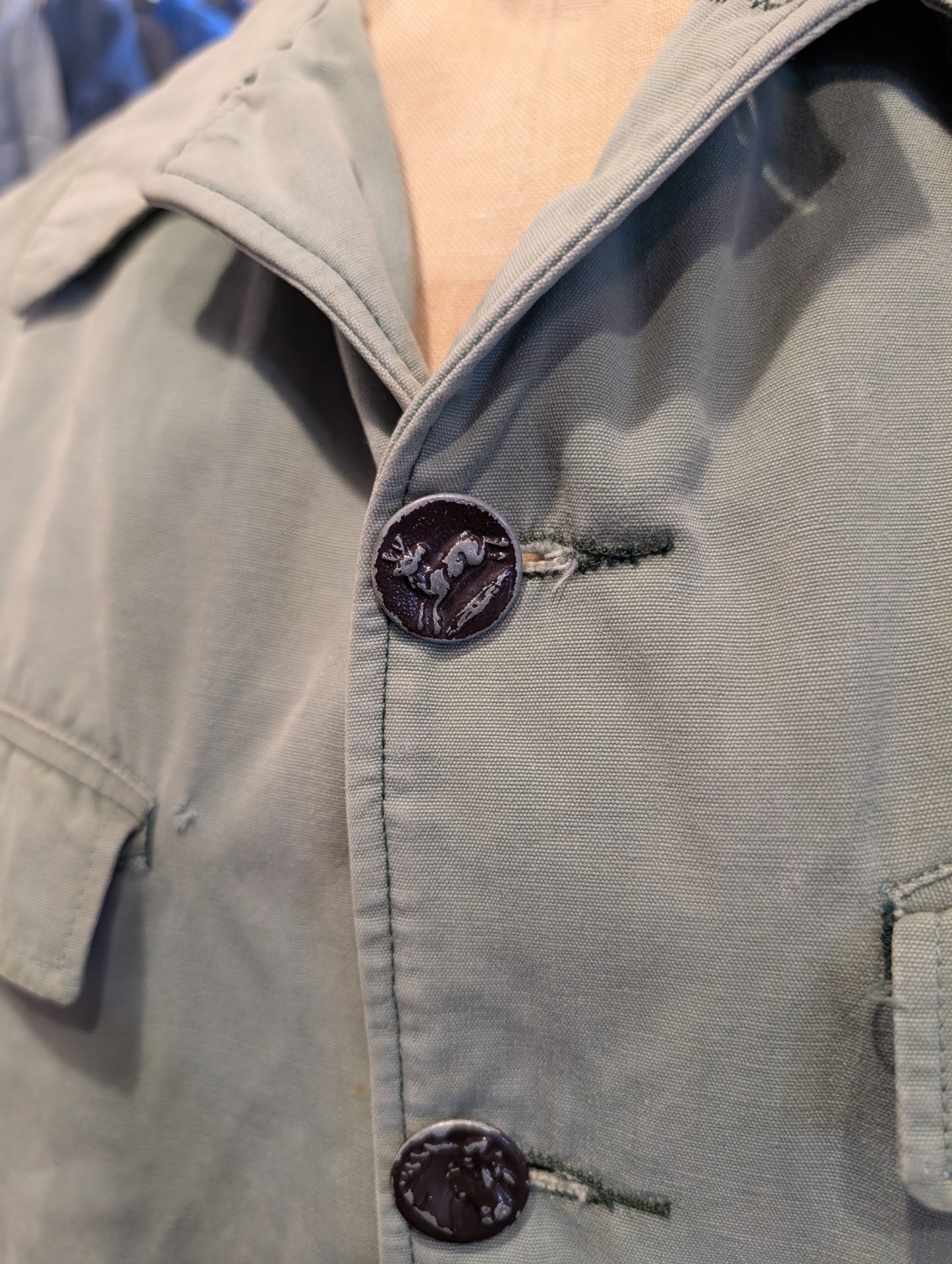 1950s french hunting jacket - faded