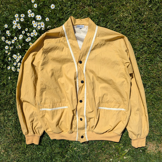 Boneville by Massimo osti - cotton windproof cardigan 1980s