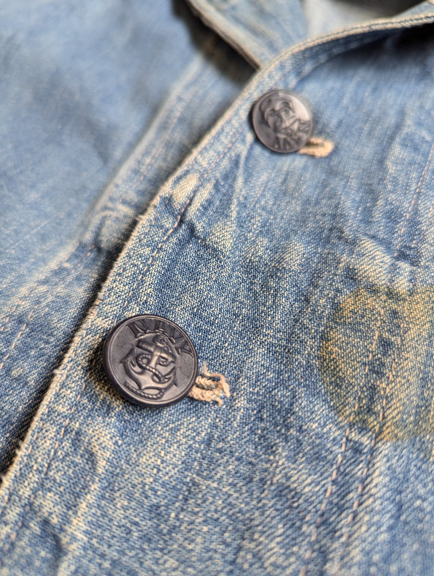 USN Denim shawl jacket WW2