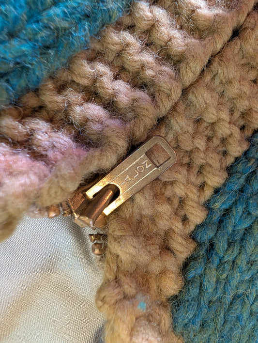 Cowichan knitted cardigan 1960s