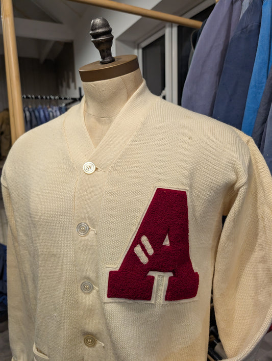 1950s letterman cardigan