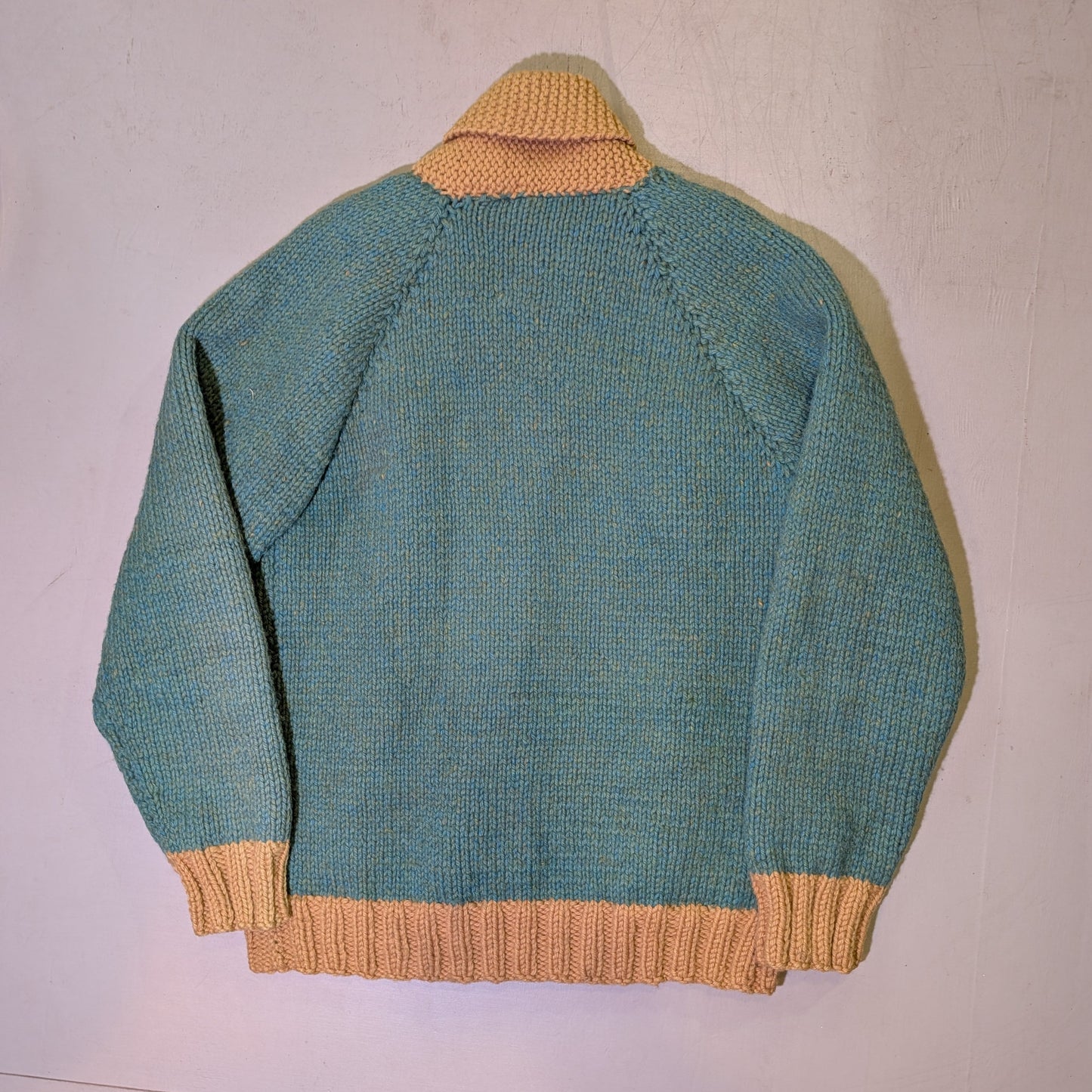 Cowichan knitted cardigan 1960s