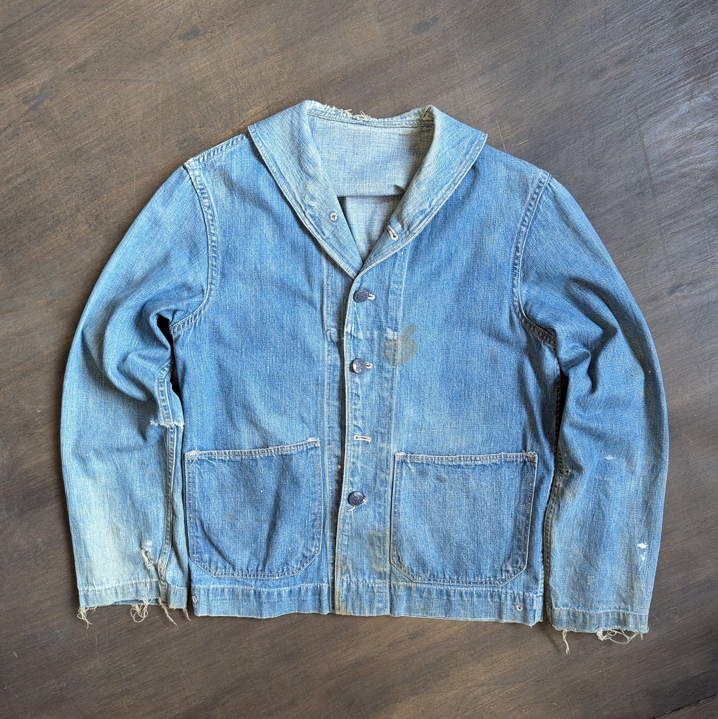 USN Denim shawl jacket WW2