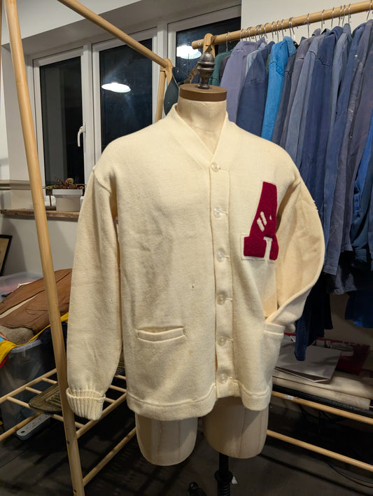 1950s letterman cardigan