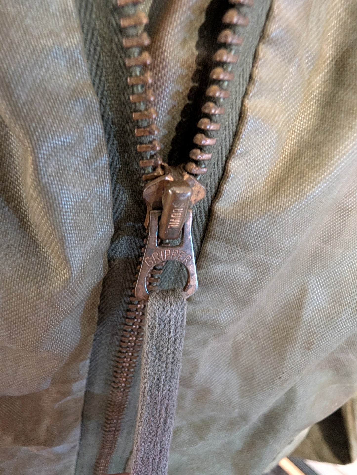 WW2 USN foul weather jacket - stenciled